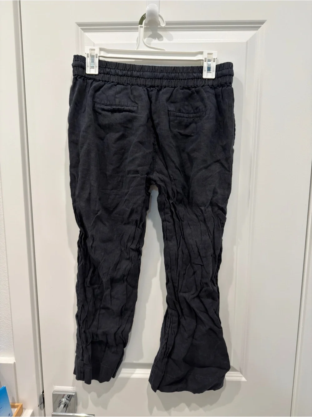 J. Crew Black Elastic Waist Casual Pants
